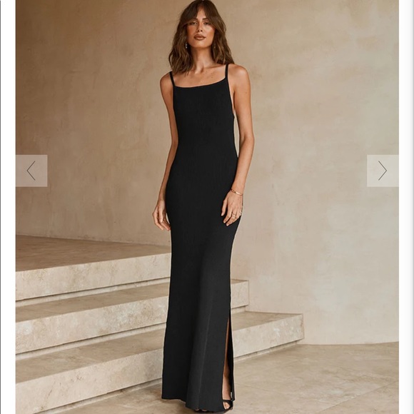 Dissh Dresses & Skirts - Athena Black Midi knit dress - size S